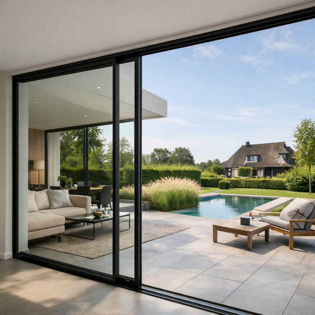 Aluminium schuifpui - modern design